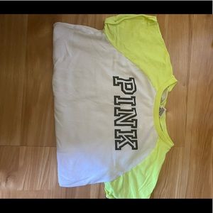 VS PINK BASEBALL TEE SHIRT